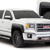 Bushwacker 40974-02 Black Pocket/Rivet Style Smooth Finish 4-Piece Fender Flare Set for 2016-2018 GMC Sierra 1500 (Incl Limited); Fits 69.3 In. Bed