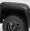 Bushwacker 40974-02 Black Pocket/Rivet Style Smooth Finish 4-Piece Fender Flare Set for 2016-2018 GMC Sierra 1500 (Incl Limited); Fits 69.3 In. Bed