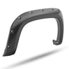 Bushwacker 40991-02 Black Pocket/Rivet Style Smooth Finish 4-Piece Fender Flare Set for 2021-2022 Chevrolet Colorado 74.0 in bed