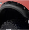 Bushwacker 50047-02 Black Pocket/Rivet Style Smooth Finish Front Fender Flares for 2010-2018 Dodge Ram 2500, 3500 (Excludes R/T)