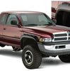 Bushwacker 50908-02 Black Pocket/Rivet Style Smooth Finish 4-Piece Fender Flare Set for 1994-2001 Dodge Ram 1500; 1994-2002 Ram 2500, 3500 (Excludes Dually); Fit 78/96 In. Bed