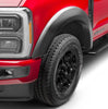 Bushwacker 20147-02 Black Extend-A-Fender Style Smooth Finish Front Fender Flares for 2023-2026 Ford F-250/350