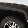 Bushwacker 40951-02 Black Cutout Style Smooth Finish 4-Piece Fender Flare Set for 2007-2013 GMC Sierra 1500; Fits 69.3 In. Bed