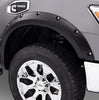 Bushwacker 70908-02 Black Pocket/Rivet Style Smooth Finish 4-Piece Fender Flare Set for 2004-2015 Nissan Titan w/o Lock Box