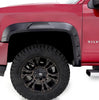 Bushwacker 40944-02 DRT Style Fender Flares; Front and Rear 2014-2018 Chevrolet Silverado 1500