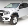 Bushwacker 20953-02 Black Extend-A-Fender Style Smooth Finish 4-Piece Fender Flare Set for 2019-2023 Ford Ranger SuperCrew