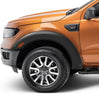 Bushwacker 20121-02 Black Extend-A-Fender Style Smooth Finish Front Fender Flares for 2019-2023 Ford Ranger