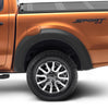 Bushwacker 20114-02 Black Extend-A-Fender Style Smooth Finish Rear Fender Flares for 2019-2023 Ford Ranger