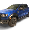 Bushwacker 20953-02 Black Extend-A-Fender Style Smooth Finish 4-Piece Fender Flare Set for 2019-2023 Ford Ranger SuperCrew