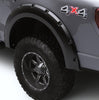 Bushwacker 28129-08 Black Forge Pocket/Rivet Textured Finish 4-Pc Fender Flare Set for 17-22 Ford F-250/350/450