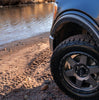 Bushwacker 20131-02 Black OE-Style Smooth Finish Front Fender Flares for 2021-2026 Ford F-150; Will not fit F150 Lightning
