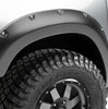 Bushwacker 50053-02 Black Pocket/Rivet Style Smooth Finish Front Fender Flares for 2019-2022 Ram 1500; Will not fit Rebel and TRX models