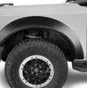 Bushwacker 20966-02 Black Extend-A-Fender Style Smooth Finish 4-Piece Fender Flare Set for 2021-2026 Ford Bronco, 2-Dr