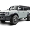 Bushwacker 20961-02 Black Extend-A-Fender Style Smooth Finish 4-Piece Fender Flare Set for 2021-2026 Ford Bronco, 4-Dr