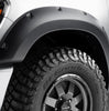 Bushwacker 58131-08 Black Forge Pocket/Rivet Textured Finish 4-Pc Fender Flare Set for 19-22 Ram 1500; Will not fit Rebel and TRX models