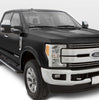 Bushwacker 20944-02 Black OE-Style Smooth Finish 4-Piece Fender Flare Set for 2017-2022 Ford F-250 Super Duty; 2017-2022 F-350 Super Duty w/98 In. Bed