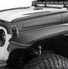 Bushwacker 14129 Black Trail Armor Hood Stone Guard for 07-18 Jeep Wrangler JK, Unlimited