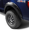 Bushwacker 20134-02 Black Pocket/Rivet Style Smooth Finish Rear Fender Flares for 2021-2026 F-150; Will not fit F150 Lightning