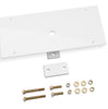 Backrack Utility Light Bracket; Universal; White; 16in. X 7in. Rectangle, Center Mount 91002RECW
