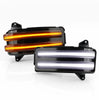 Customs Unlimited Smoked LED Side Mirror Marker Lights For 2020-2024 Chevy Silverado 2500/3500 & GMC Sierra 2500/3500 HD (Pair)