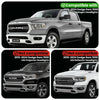 Customs Unlimited Plug-N-Play Headlight Harness For 2019-2024 Ram 1500 (Halogen Headlights)