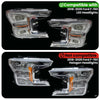 Customs Unlimited Plug-N-Play Headlight Harness For 2018-2020 Ford F-150 (LED Headlights)