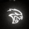 Customs Unlimited Hellcat Logo LED Puddle Lights For 2015-2023 Dodge Challenger/Charger