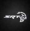 Customs Unlimited SRT Hellcat Logo LED Puddle Lights For 2015-2023 Dodge Challenger/Charger