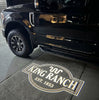 Customs Unlimited King Ranch Logo LED Puddle Lights 2017-2027 F-250/F-350/F-450 Ford Super Duty King Ranch