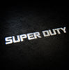 Customs Unlimited Super Duty Logo LED Puddle Lights For 2017-2027 Ford Super Duty