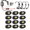 Customs Unlimited Pure White 48 LED Plug Play Extreme Brightness Rock Light Kit Pod Kit