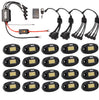 Customs Unlimited Pure White 48 LED Plug Play Extreme Brightness Rock Light Kit Pod Kit