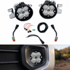 Baja Designs Squadron 2.0 Sport Wide Cornering Clear Fog Pocket Kit For 2010-2024 Toyota Tacoma Tundra 4Runner