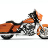 Rinehart Chrome Slimline Dual Header with Baffles For Harley-Davidson Touring 17+