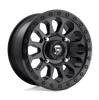 (4) 14X7 Fuel UTV D579 Vector Wheels Matte Black 4X156 13 Offset