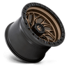 (4) 15X10 Fuel UTV D777 Runner Wheels Bronze Black Ring 4X137 0 Offset 5.5 Inch Backspacing