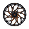 (4) 20X7 Fuel UTV D780 Runner Wheels Orange Milled 4X137 13 Offset 4.51 Inch Backspacing