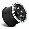 (4) 15X10 Fuel UTV D910 Hardline Beadlock Wheels Black Milled 4X137 +25 Offset