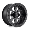 (4) 15X8 Fuel UTV D928 Maverick Beadlock Wheels Black Milled Spokes 4X137