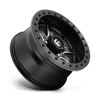 (4) 14X8 Fuel UTV D928 Maverick Beadlock Wheels Black Milled Spokes 4X156 0 Offset