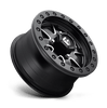 (4) 18X7 Fuel UTV D938 Maverick Beadlock Wheels Matte Black 4X137 +38 Offset