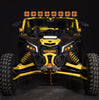Diode Dynamics SS10 Pro LED Light Bar Amber Backlit Shock Mount Kit For 2017-2026 Can-Am Maverick X3