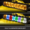 Diode Dynamics SS10 Pro LED Light Bar Amber Backlit Shock Mount Kit For 2017-2026 Can-Am Maverick X3