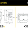 Diode Dynamics Stage Series SS3/C2 Ditch Light Bracket Kit For 2019–2025 Toyota RAV4