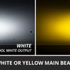 Diode Dynamics Stage Series 2" C2 2.0 Pro White Combo/Driving with Amber Backlit Ditch Light Kit For 2019–2025 Toyota RAV4