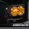Diode Dynamics Stage Series 2" C2 2.0 Sport Yellow Combo/Driving with Amber Backlit Ditch Light Kit For 2019–2025 Toyota RAV4