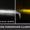 Diode Dynamics Stage Series 3" SS3 Sport Yellow with Amber Backlit Fog Light Kit For 2019–2022 Toyota RAV4