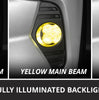 Diode Dynamics Stage Series 3" SS3 Sport White w/ Amber Backlit Fog Light Kit For 2022–2025 Toyota RAV4