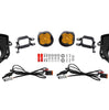 Diode Dynamics Stage Series 3" SS3 Pro Yellow with Amber Backlit Fog Light Kit For 2022–2025 Toyota RAV4