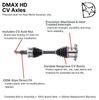 DMAX HD Front CV Axle Assembly, 2015-2019 LML/L5P